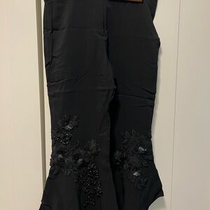 Kobi Halperin Elegant Black Wide Leg Pants